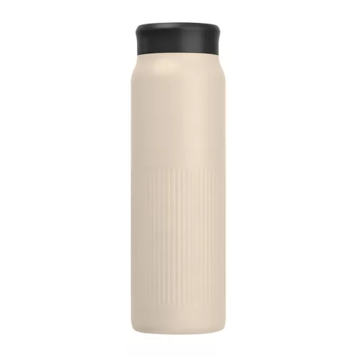 Vákuumszigetelt acél termosz, 700 ml (ø 7,2 x 23 cm, Bézs)
