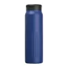 Vákuumszigetelt acél termosz, 700 ml (ø 7,2 x 23 cm, Sötétkék)