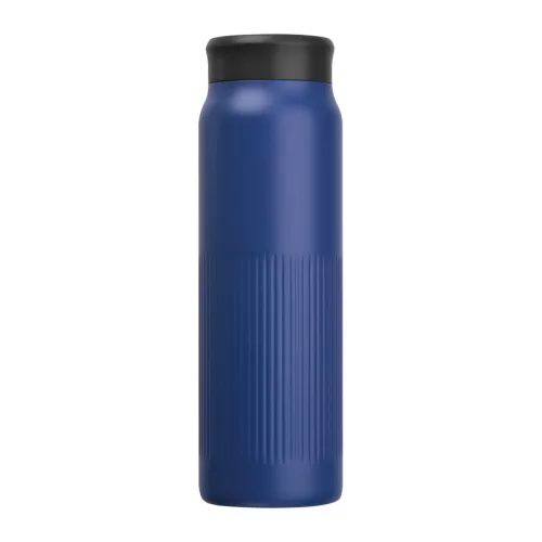 Vákuumszigetelt acél termosz, 700 ml (ø 7,2 x 23 cm, Sötétkék)