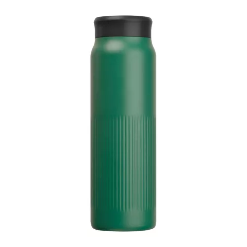 Vákuumszigetelt acél termosz, 700 ml (ø 7,2 x 23 cm, Sötétzöld)