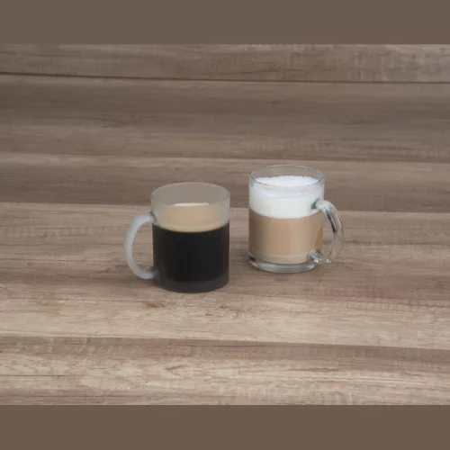 Homokfúvott bögre áttetsző, 300 ml