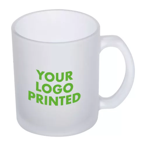 Homokfúvott bögre áttetsző, 300 ml