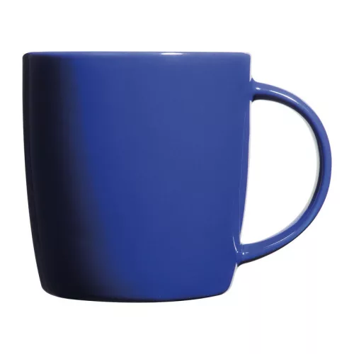 Porcelán bögre színes külsővel, 300 ml (ø 9 × 8,5 cm, Kék)