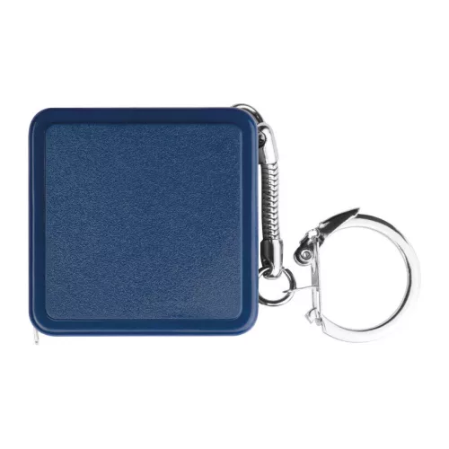 Mérőszalagos kulcstartó, 1 m (Kék)