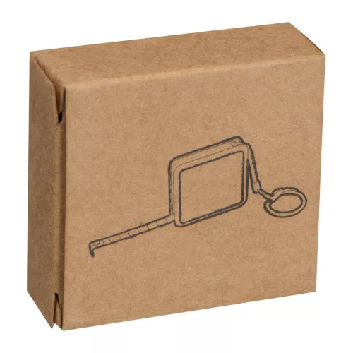 Mérőszalagos kulcstartó, 1 m (Kék)