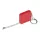 Mérőszalagos kulcstartó, 1 m (Piros)