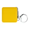 Mérőszalagos kulcstartó, 1 m (Sárga)