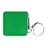 Mérőszalagos kulcstartó, 1 m (Zöld)