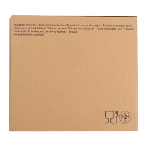 Teáskanna csészével, 400 ml + 200 ml