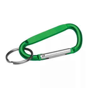 Kulcstartó karika karabinerrel (Zöld)