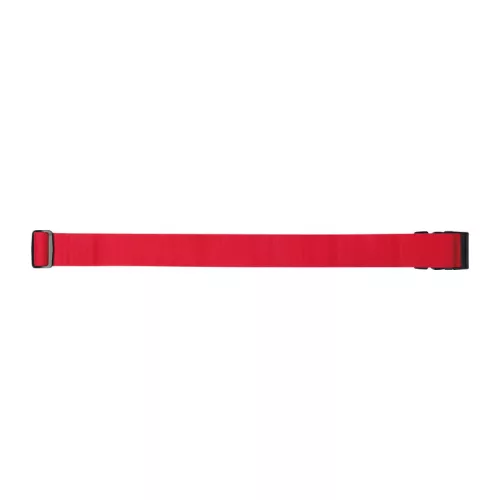 Állítható bőröndpánt (adjustable 5 × max.190cm, Piros)