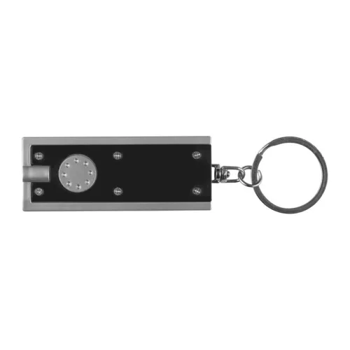 LED lámpás kulcstartó (Fekete)