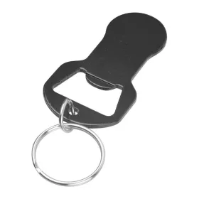 Újrahasznosított alu kulcstartó (Fekete)