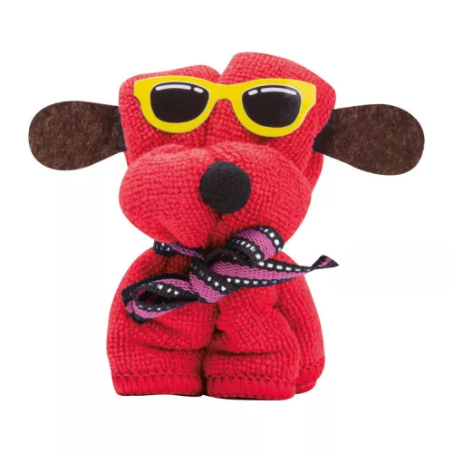 Állatfigurás törlőkendő (Piros)