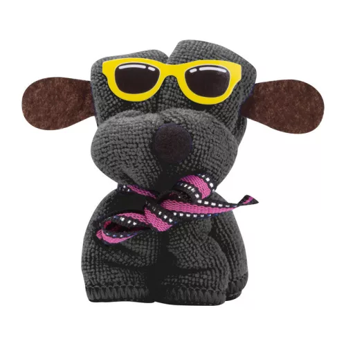 Állatfigurás törlőkendő (Sötétszürke)