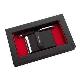 Névjegykártyatartó és rollertoll szett