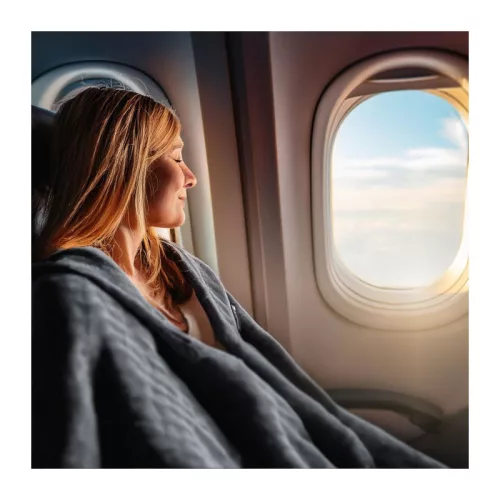 AMIATA 2 az 1-ben polár utazótakaró  