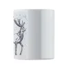Karácsonyi kerámia bögre 300ml (Fekete)