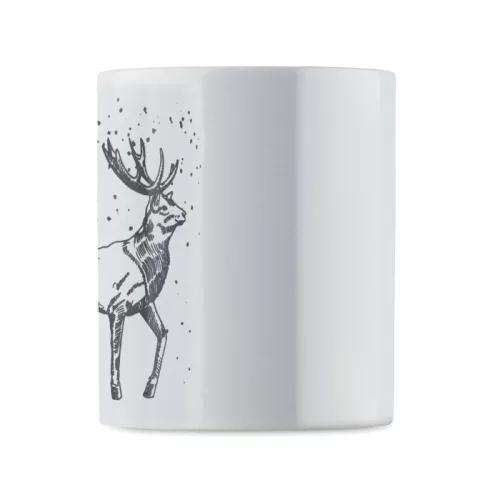 Karácsonyi kerámia bögre 300ml (Fekete)