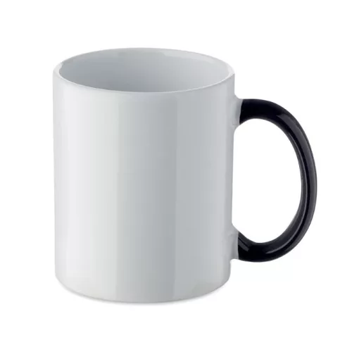 Karácsonyi kerámia bögre 300ml (Fekete/piros)