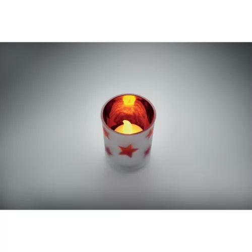 LED mécses (Piros)