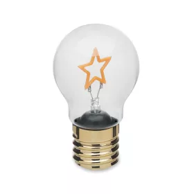 LED-es villanykörte dekoráció (Sárga)
