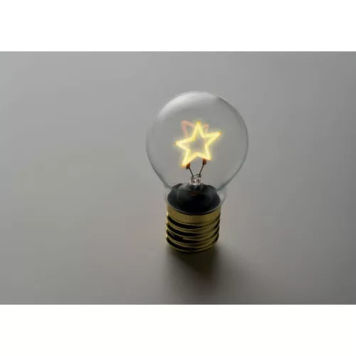 LED-es villanykörte dekoráció (Sárga)