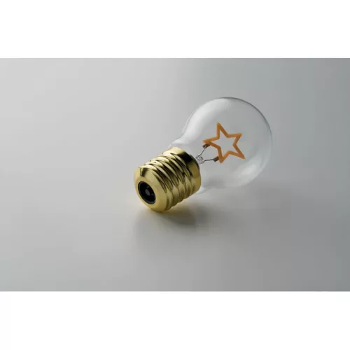 LED-es villanykörte dekoráció (Sárga)