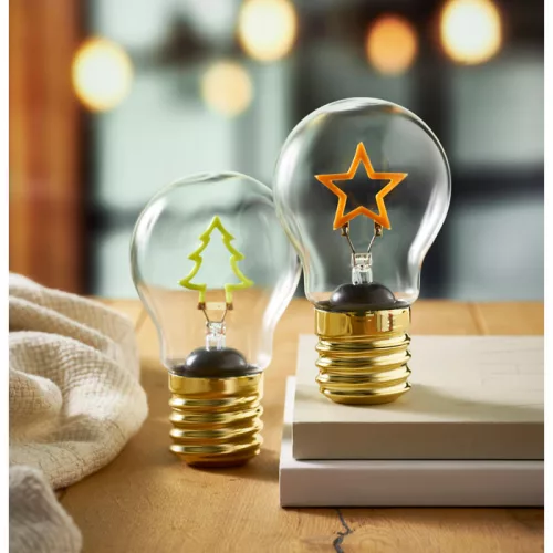 LED-es villanykörte dekoráció (Sárga)