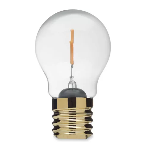 LED-es villanykörte dekoráció (Sárga)