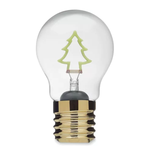 LED-es villanykörte dekoráció (Neonzöld)