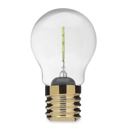 LED-es villanykörte dekoráció (Neonzöld)
