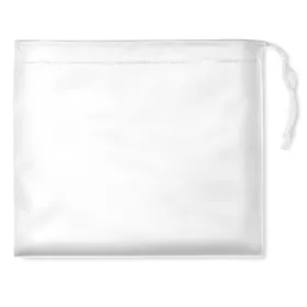 Műanyag kapucnis esőkabát (Fehér)