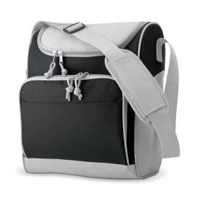 Hűtőtáska elülső zsebbel (Fekete)