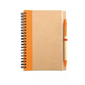 B6 újrahaszn. jegyzetfüzet (Narancssárga)