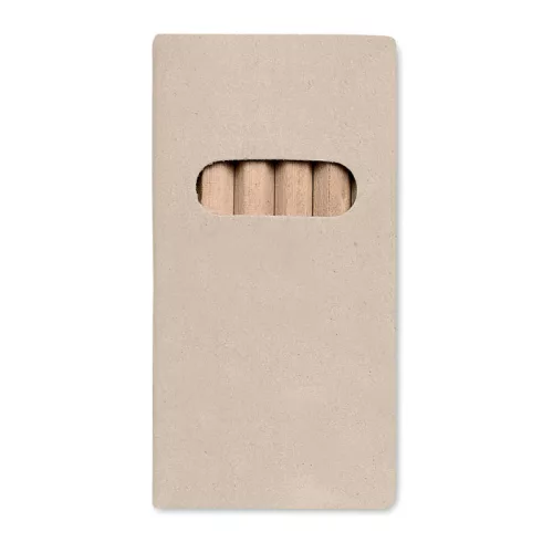 6 színes ceruza kartondobozban