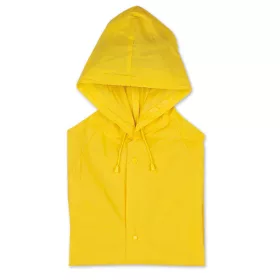 Kapucnis PVC esőkabát (Sárga)