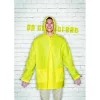 Kapucnis PVC esőkabát (Sárga)