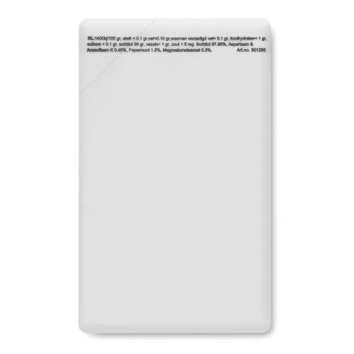 Mentolcukor adagoló (Fehér)