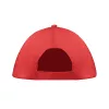 5 panel baseball sapka 160g/m² (Piros)