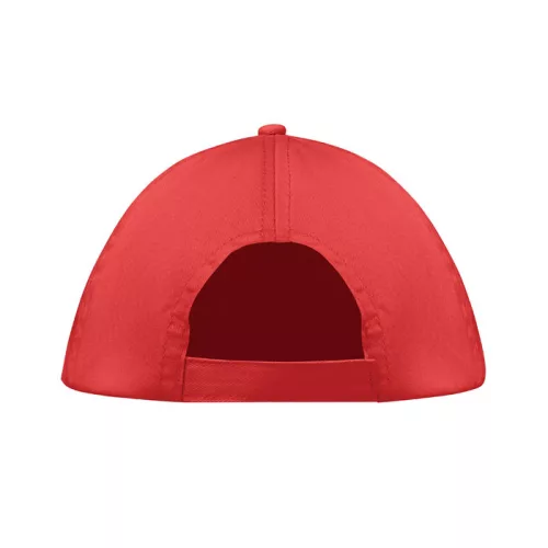 5 panel baseball sapka 160g/m² (Piros)