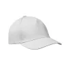 5 panel baseball sapka 160g/m² (Fehér)