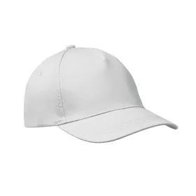 5 panel baseball sapka 160g/m² (Fehér)