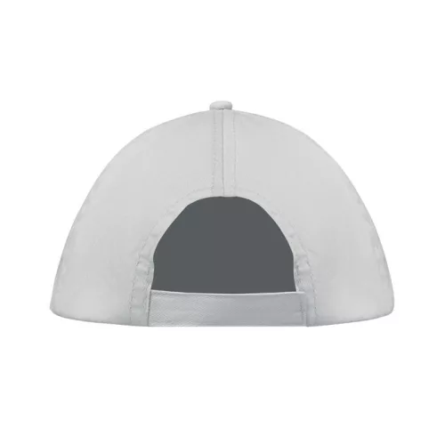 5 panel baseball sapka 160g/m² (Fehér)