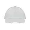 5 panel baseball sapka 160g/m² (Fehér)