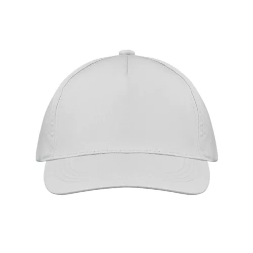 5 panel baseball sapka 160g/m² (Fehér)