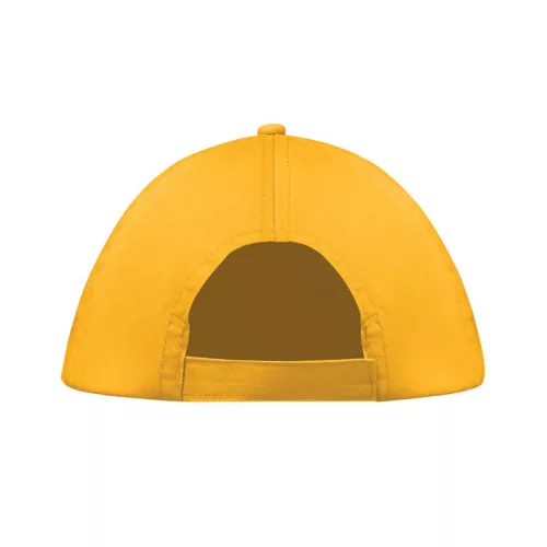5 panel baseball sapka 160g/m² (Sárga)