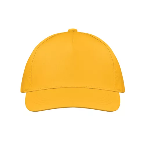 5 panel baseball sapka 160g/m² (Sárga)