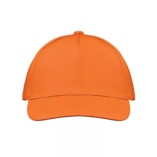 5 panel baseball sapka 160g/m² (Narancssárga)