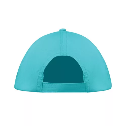 5 panel baseball sapka 160g/m² (Türkiz)